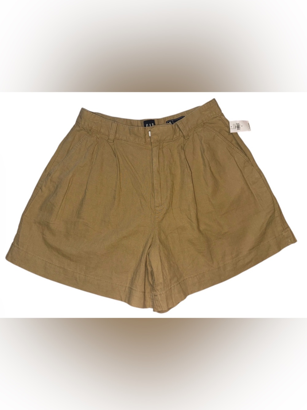 GAP Women’s High-Waist Tan Casual Shorts